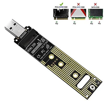 M. 2 Za USB3.1 SSD Zamenjava Stabilno M Ključ NVME Deli NGFF Pretvornik Hitro High Performance vmesniško Kartico Praktično Orodje
