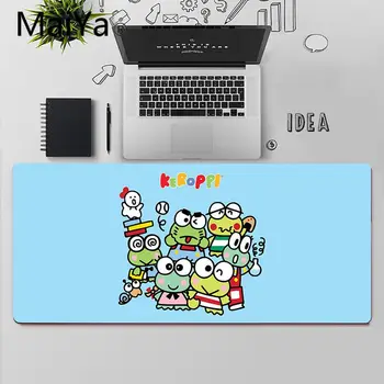 Maiya Vrh Kakovosti Srčkan KEROPPI Žaba Naravne Gume Gaming mousepad Desk Mat Brezplačna Dostava Velik Miško, Tipke Tipkovnice Mat