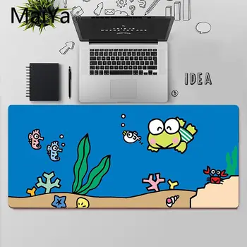 Maiya Vrh Kakovosti Srčkan KEROPPI Žaba Naravne Gume Gaming mousepad Desk Mat Brezplačna Dostava Velik Miško, Tipke Tipkovnice Mat