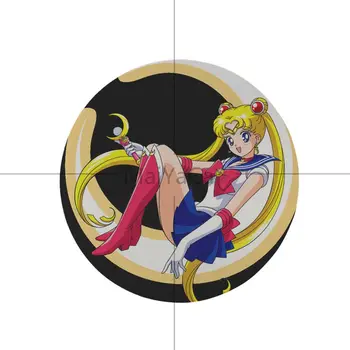MaiYaCa Ne Zdrsne PC Sailor Moon anime dekle Igralec Hitrost Miši Trgovini na Majhne Gume za Oblikovanje po Meri Gaming Računalnik Krog podloge za Miško