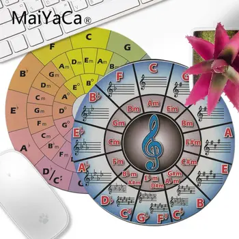 MaiYaCa Svoje Preproge Krog petine klavir, violino Visoke Hitrosti Novo Lockedge Mousepad 200x200mm 220x220mm Krog Mouse Pad