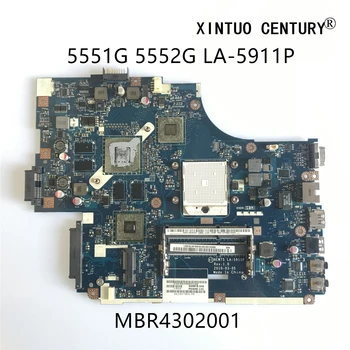 MBR4302001 Za Acer Aspire 5551G 5552G Prenosni računalnik z Matično ploščo NEW75 LA-5911P Z HD5650M 1GB DDR3 testirani dela