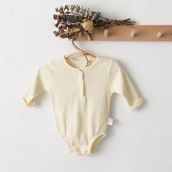 Melario Dojenčka Novorojenčka Fant Dekleta, Obleka, Pomlad Bombaž Dolge Rokave Eno-delni Baby Boy Jumpsuits Bombaž Dekle Obleke Obleke