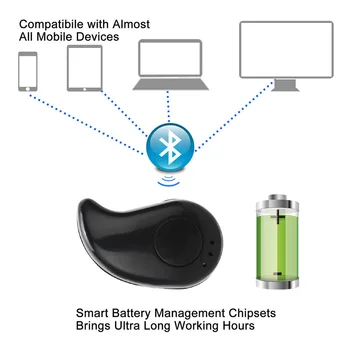 Mini Brezžična Bluetooth Slušalke za Pametni Telefon v Uho Šport Prostoročno Slušalko Čepkov Za Samsung Huawei Xiaomi Android