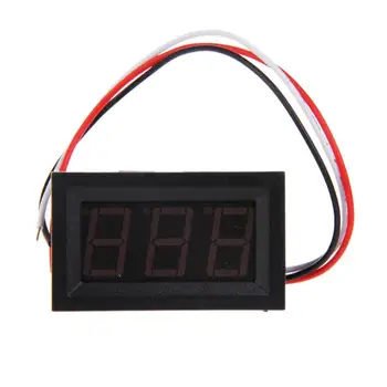 Mini DC 0-10V RGB LED Panel digital display (Digitalni Zaslon Merilnik Napetosti Voltmeter