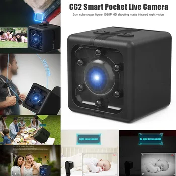 Mini Fotoaparat, Full HD 1080P in mobilnih Brezžičnih Night Vision Zaznavanje Gibanja Šport Action Cam SGA998