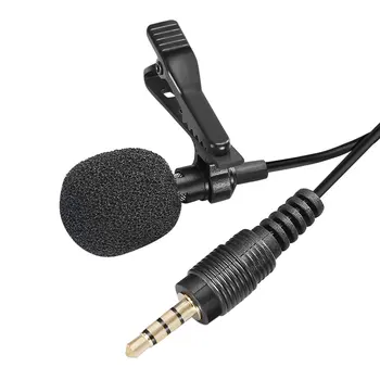 Mini Lavalier Mikrofon pritrjevalni Mikrofon Pametni Telefon Snemanje PC Clip-on River Podporo Govorjenje, Petje, Govor, Visoke Občutljivosti