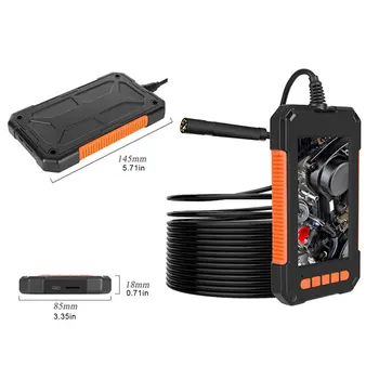 Mini Nepremočljiva Kabel Pregled HD1080P Fotoaparat 8 mm USB-Endoskop Borescope 8 LED Luči 4.3 Zaslon 2/5/10m Možnosti