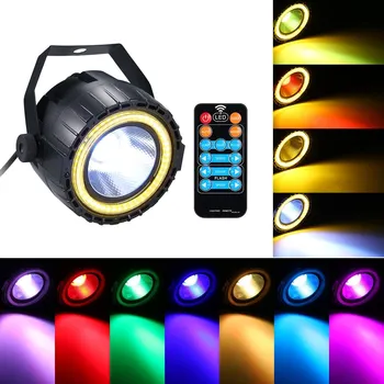 Mini Par Luči RGB LED Razsvetljavo DMX 512 Sanje Lučka Stroboskopske Luči Za Stranke Disco KTV