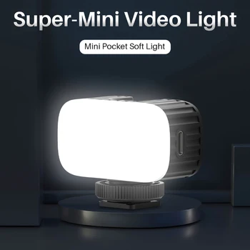 Mini Tip C Polnjenje Fotografija Rekviziti Vlog LED Video Fill Light Živo Pribor Trajne Enostavno Namestite Multifunkcijski