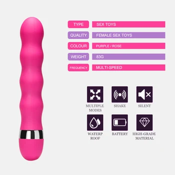 Mini Vibrator real dildo Vibratorji za Ženske Mehko Ženske Vagine, Klitoris Stimulator Massager Masturbator Seks Proizvodov za Odrasle