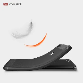 Mobilephone Primeru za VIVO X20 X20PLUS 50pcs Ogljikovih Vlaken krepak težka kritje za VIVO Y79/V7 plus primeru Brezplačnih DHL Dostava