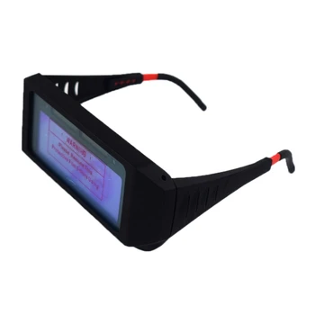 Moda-Avtomatski Fotoelektrično Varjenje Očala Solar Powered Auto Temnenje Varjenje Čelada Maska Za Oči Buljiti Varjenje Stekla