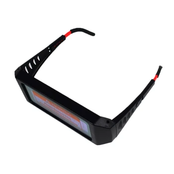 Moda-Avtomatski Fotoelektrično Varjenje Očala Solar Powered Auto Temnenje Varjenje Čelada Maska Za Oči Buljiti Varjenje Stekla