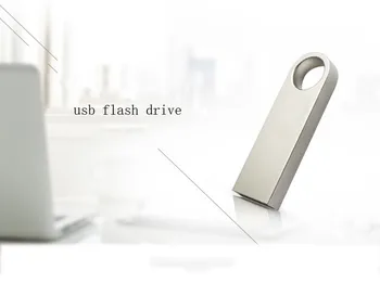 Moda Super Mini kovinski usb flash disk 8GB 16GB Pen Drive 32GB 64GB 128GB usb flash stick pendrive brezplačna dostava cle usb