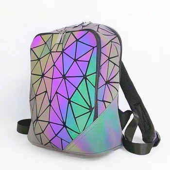 Moda Velika Zmogljivost Svetlobna Geometrijske Nahrbtnik Mochila Luksuzne Blagovne Znamke Laptop Priložnostne Vrečke