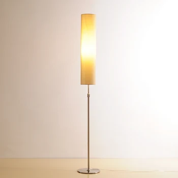 Moderna Talna Svetilka Minimalističen iz Nerjavečega Jekla, Stoječe Svetilke za dnevno sobo Branje Osvetlitev Podstrešja Železa Tla lahka, E27 LED žarnica