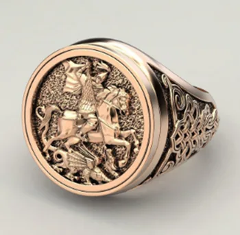 Modni Nakit, Prstani, Stari Rimski vitez obroči, Moški prstan