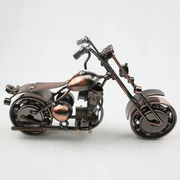Motorno Kolo Figurice Model Retro Motornih Figur Kovinski Okras Ročno Železa Motocikla Prop Vintage Doma Dekor Otrok Igrača