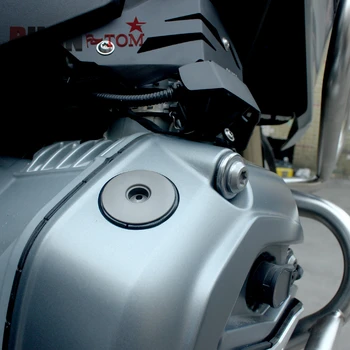 Motorno kolo motorno Olje Filter, pokrov posode za Tank Kritje za BMW R1200GS & ADV 2007-2017 2008 2009 R DEVET T motoristična oprema Nova