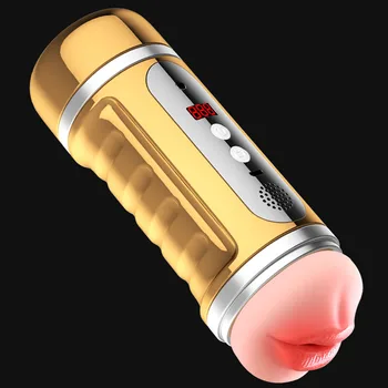 Moški masturbator ustni/vagina pravi muco elektro masturbacija pokal penis vadbe šteje telefonski seks pralni erotične igračke za moške