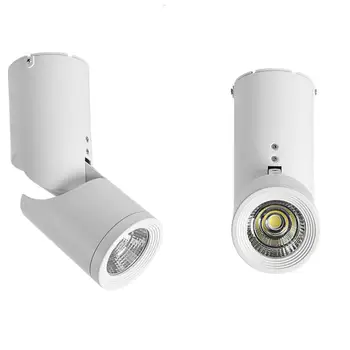 Možnost zatemnitve Površine Vgrajena LED COB Downlight, 5W/7W/10W/15W LED Lučka AC85V-265V Strop Spot Luči z LED Driver bela/Topla Bela