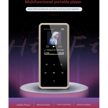 MP3 Predvajalnik 8GB Bluetooth 4.0 MP4 Predvajalnik Glasbe s Slušalkami, 1,5-Palčni zaslon TFT Zaslon, FM Radio, Hi-fi Smart Snemanje zvoka