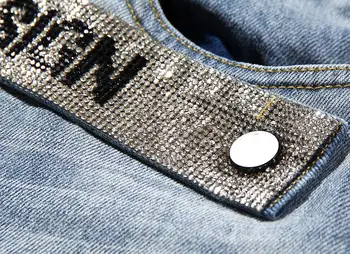 MSXU Evropske Širok noge jeans hlače ženske flash pasu pomlad vroče prodaje ohlapne hlače