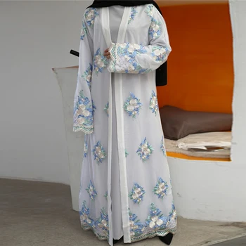 Muslimanske Ženske Dubaj Ramadana Kimono Abaya Hidžab Obleko Caftan Turški Islamska Oblačila Tam Kaftan Haljo Musulman Bangladeš Abayas Islam