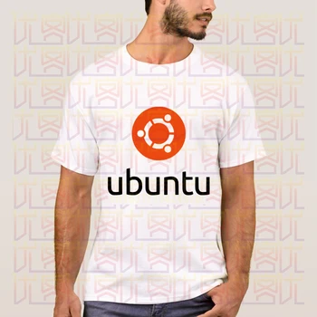 Najnovejši 2020 Poletje Ubuntu Logotip Bombaž Oblačila Športna T Majica Prisotna Homme Vrhovi Tees S-4XL