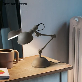 Nordijska sodobne preproste barve mehansko roko namizno svetilko študija spalnica postelji svetilko Ameriški ustvarjalne osebnosti LED lučka za branje