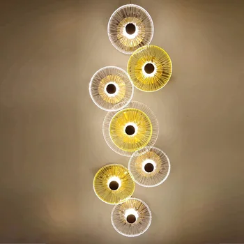Nordijska železa zlato obesek svetlobe ustvarjalne obesek luči ventilador de techo hanglampen dnevna soba dekoracijo