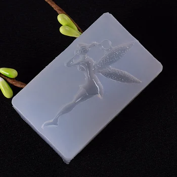 Nov Angel DIY Kristalno Plesni Obesek S Silikonsko Plesni Plesni Za Epoksi silikagel Nakit, Izdelava Strani Obrti