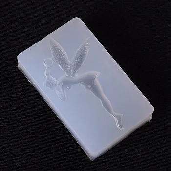 Nov Angel DIY Kristalno Plesni Obesek S Silikonsko Plesni Plesni Za Epoksi silikagel Nakit, Izdelava Strani Obrti