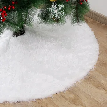 Nov Božični Okraski Počitniških Proizvodov Pure White Christmas Plišastih Drevo Krilo