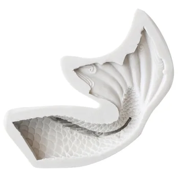 Nova Sirena Rep Fondat Torto Silikonsko Plesni Čokolado Plesni DIY Fishtail Torto Dekoracijo Plesni A1707