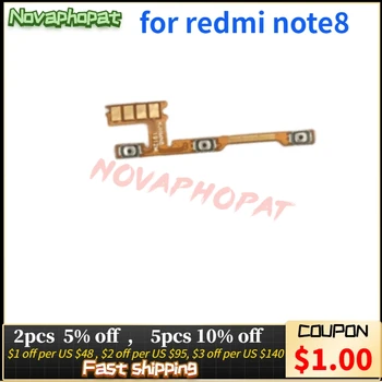 Novaphopat 10Pcs/Veliko Za Redmi Note7 Pro Note8 Vklop/izklop Glasnosti Stikalo Traku Strani Gumb Tipko Flex Kabel