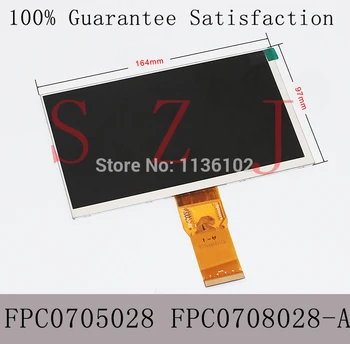 Novi 7-palčni za Teclast G17S tablet /FPC0705028 FPC0708028-LCD Zaslon za Računalnike, Zamenjava