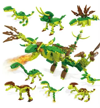 Novi Originalni verodostojno Jurassic Park gradniki svetu sestavljeni dinozaver modeli Izobraževalne Igrače Opeke Brezplačna Dostava