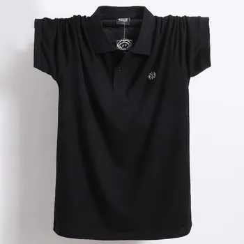 Novo 2018 blagovne Znamke POLO Majica za Moške Bombaž Moda Camisa Polo Poletje Majica Kratek Rokav majica polo moški Plus Velikost M-6XL