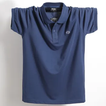 Novo 2018 blagovne Znamke POLO Majica za Moške Bombaž Moda Camisa Polo Poletje Majica Kratek Rokav majica polo moški Plus Velikost M-6XL