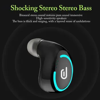 Novo I8 Brezžična tehnologija Bluetooth 4.1 Slušalke za V Uho Eno Mini Šport Čepkov z Mikrofonom za Prostoročno uporabo Slušalke Slušalke