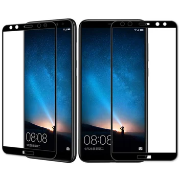 NOVO Kaljeno Steklo Za Samsung Galaxy A8 Plus A9 2018 J2 J5 J7 Prime Zaščitnik Polno Zajetje Zaslon Zaščitna Shockproof Film
