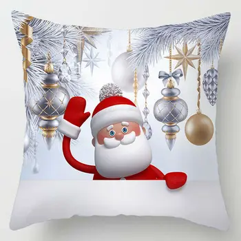 Novo Leto Darilo Božično Dekoracijo Pillowcases Santa Claus Blazine Pokrov Vesel Božič Okraski Vzglavnik Darila