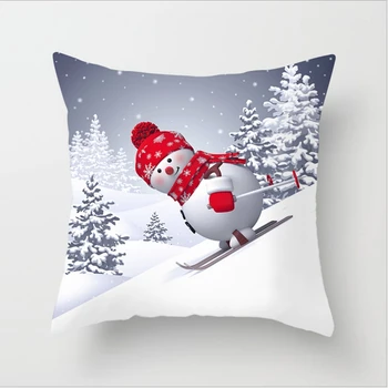 Novo Leto Darilo Božično Dekoracijo Pillowcases Santa Claus Blazine Pokrov Vesel Božič Okraski Vzglavnik Darila