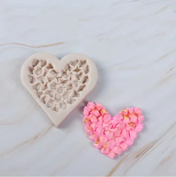 Novo ljubezen diamantno obliko Fangdan silikonsko plesni DIY čokolada lollipop plesni kuhinjski pribor orodja