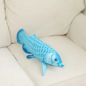 Novo plišastih simulacije modre ribe igrača lepe Ribe lutka darilo približno 65 cm 2746