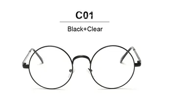 Okvir Za Ženske Očala Okvir Nerd Jasno Eyeglass Spektakel Optičnih Očal Retro Krog Pregleden Očal Okvir Krog