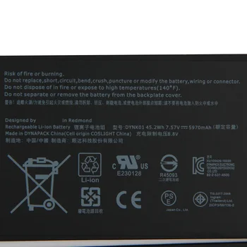 Originalne Nadomestne Baterije DYNK01 za Microsoft Surface Laptop 1. Gen 1769 2017 G3HTA036H 5970mAh Kakovosti Izdelkov Z 8,8-V +Orodje