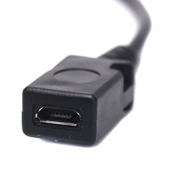OTG Moč Splitter Y Kabel Micro USB Moški na USB A Moški Ženski Adapter Kabel